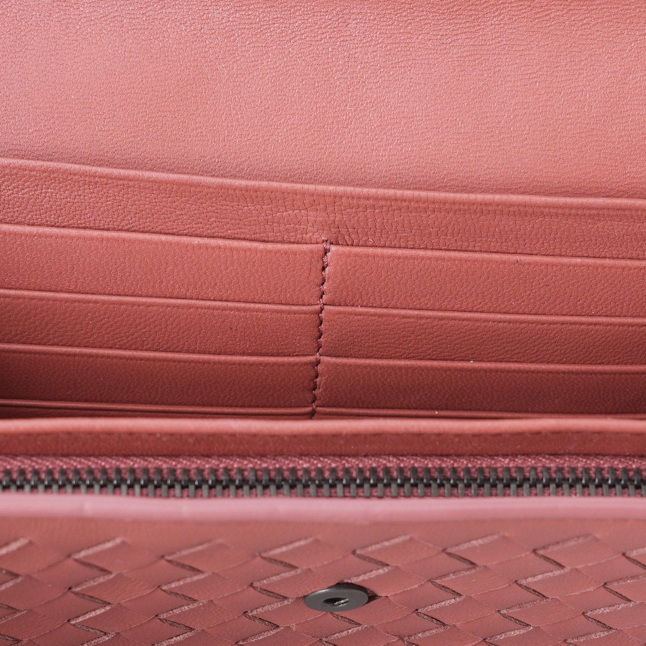 BOTTEGA VENETA(USED)보테가베네타 인트레치아토 플랩 장지갑